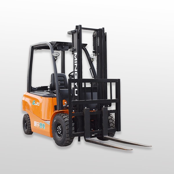 MYZG electric forklift for a managed mixed-traffic warehouse environment