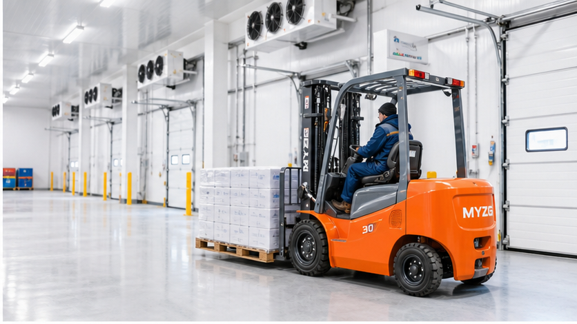 CPD05-B electric forklift in a modern 2026 operating scene