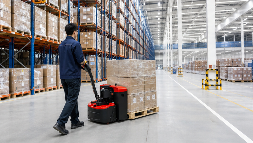 MYCBDB electric pallet truck supporting efficient material handling