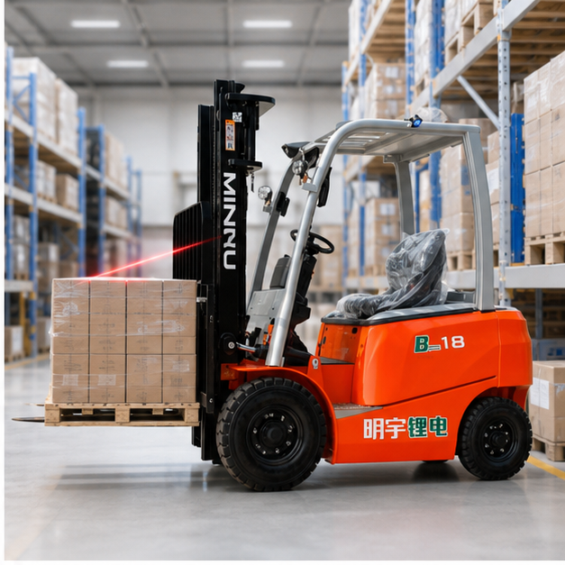 CPD18-B electric Forklift in a 2026 operating scene