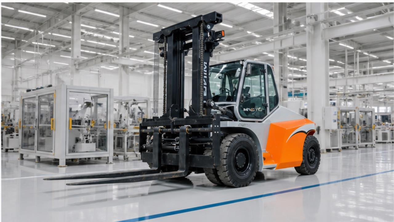 CPD35B Electric Forklift in a bright operating scene