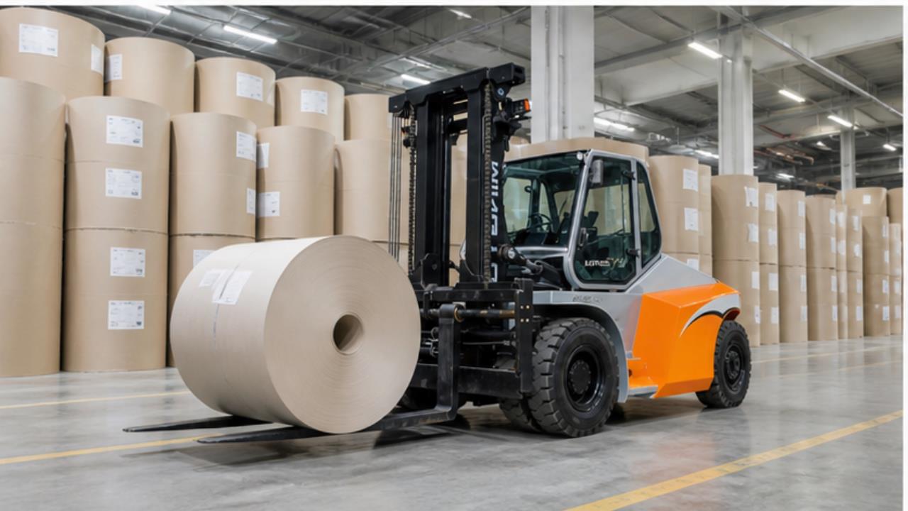CPD40B Electric Forklift in a bright operating scene