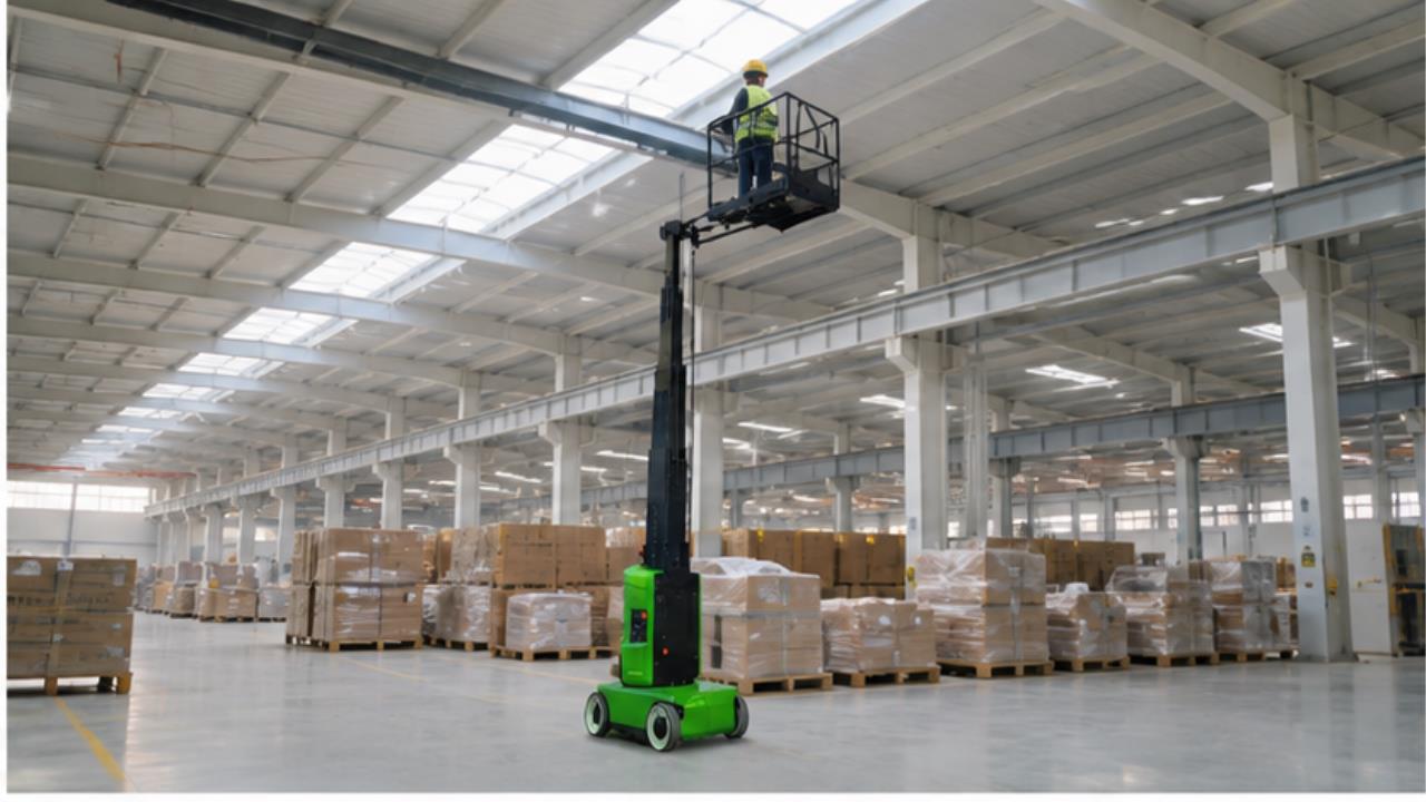 ZG-TT1011 Telescopic Aerial Work Platform in a bright 16:9 operating scene