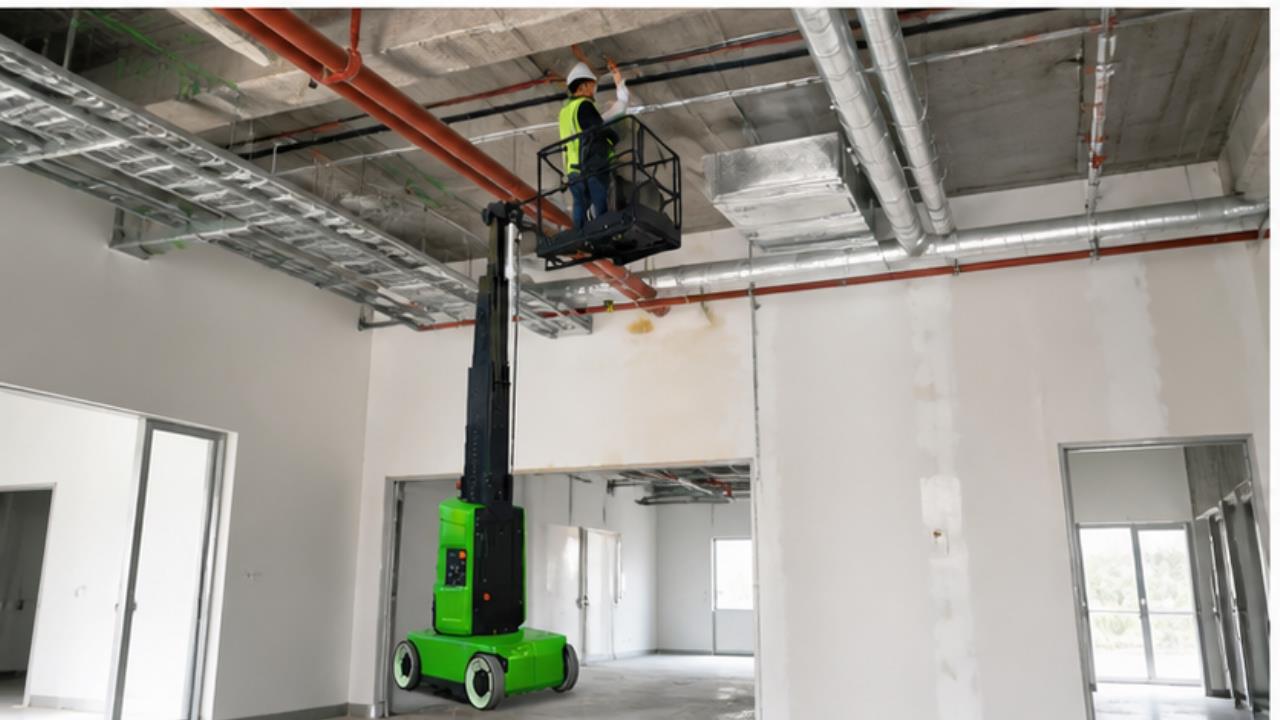 ZGTT06 Telescopic Aerial Work Platform in a bright 16:9 operating scene