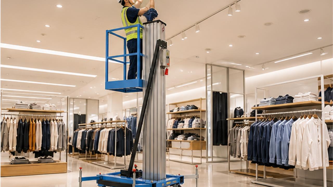 ZG-TT1011 Telescopic Aerial Work Platform in a bright 16:9 operating scene