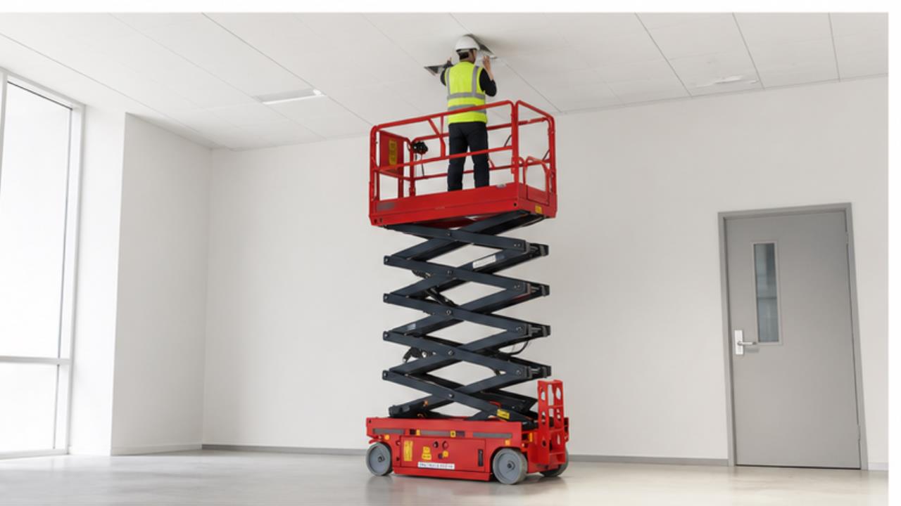 ZG-ZX14 Lift Operation Platform in a bright operating scene