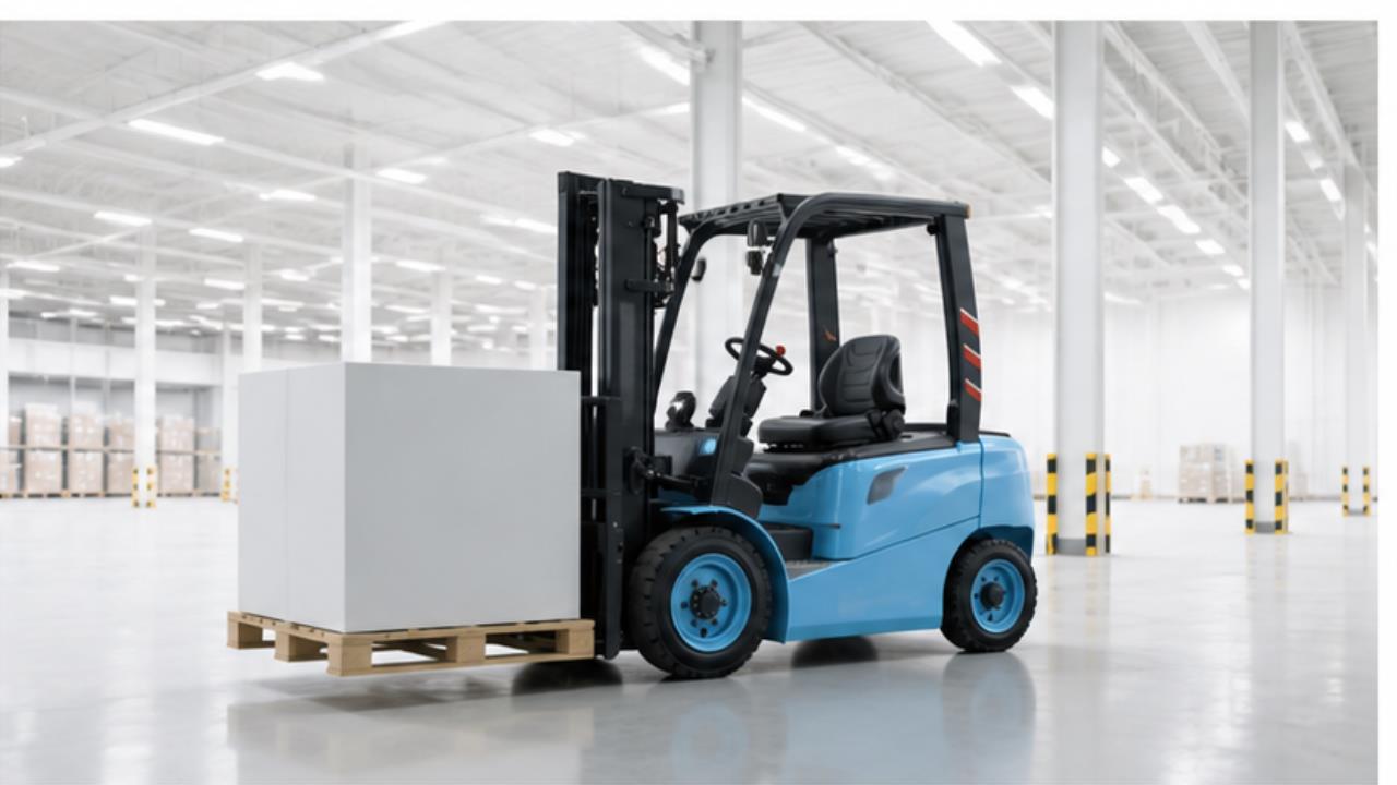 CPD30new Electric Forklift in a bright operating scene