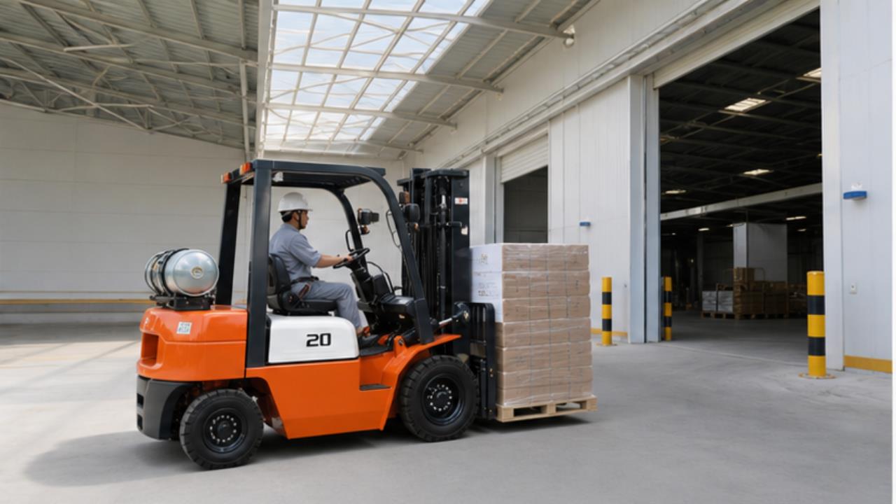 CPY20 LPG Forklift in a bright operating scene