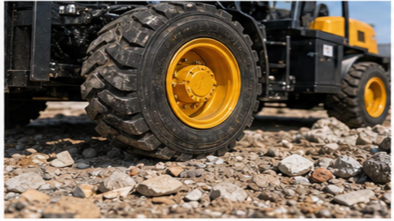 B28 Off-road Forklift operating scene