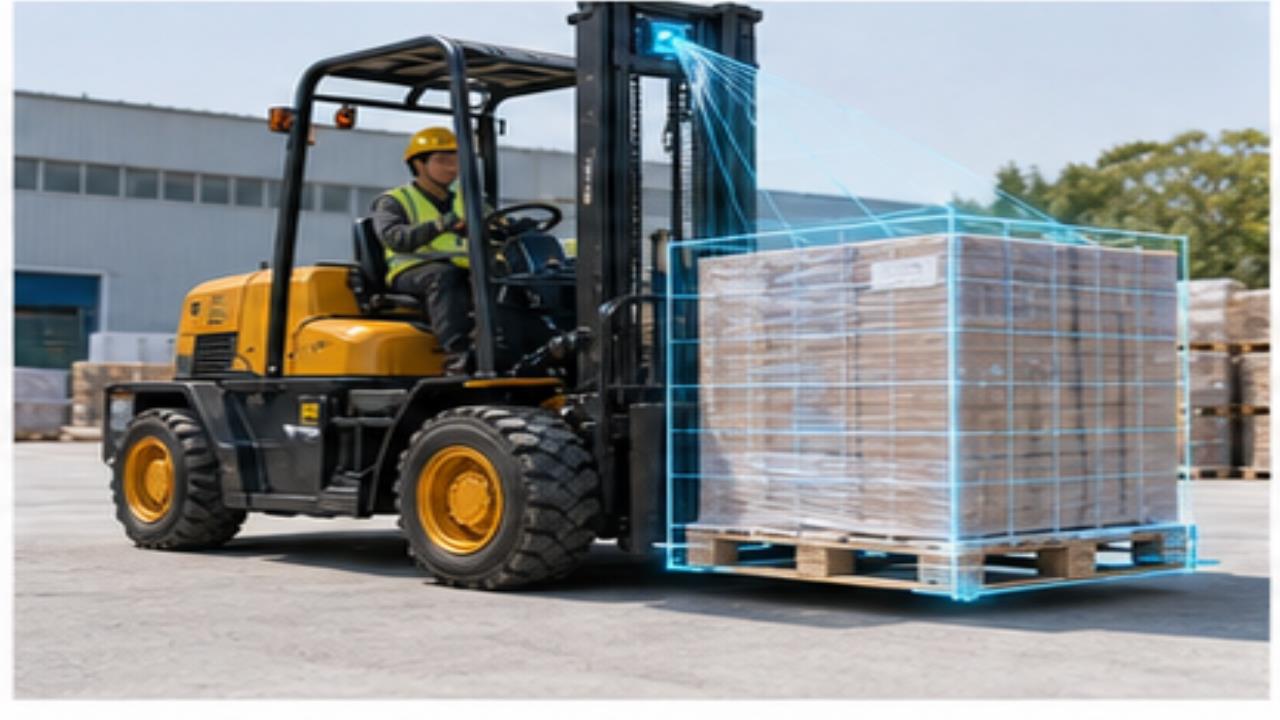 B28 Off-road Forklift operating scene