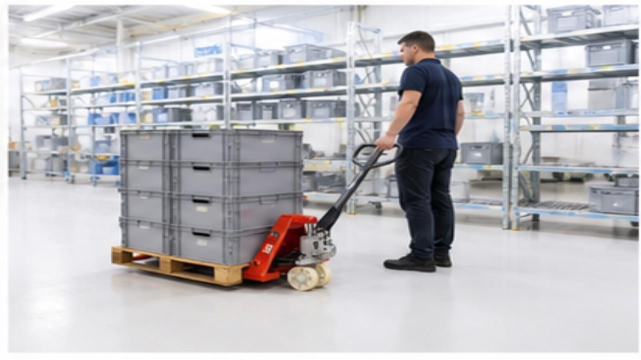 CBY Hand Pallet Truck operating scene