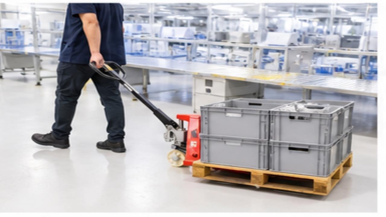 SBD Semi-electric Stacker operating scene