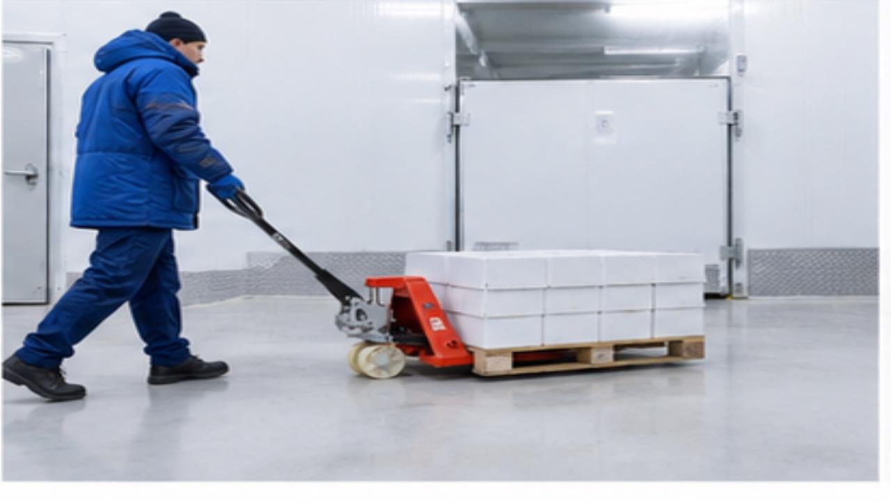 MYCBD15 Electric Pallet Truck operating scene