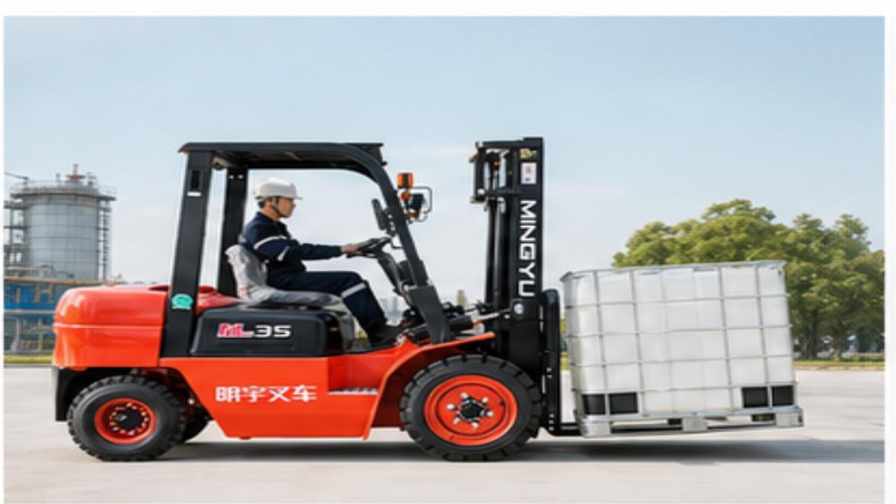 CPC30 Diesel Forklift operating scene