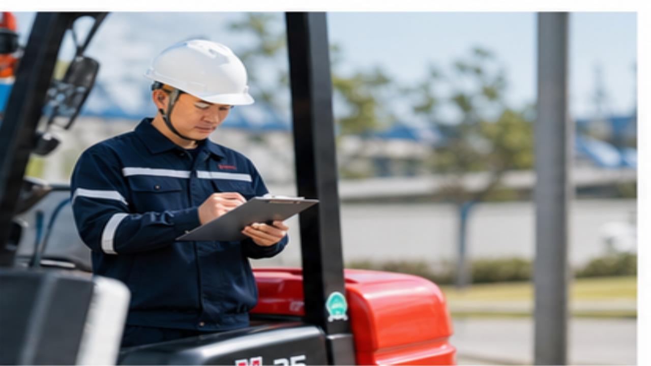 CPC25 Diesel Forklift operating scene