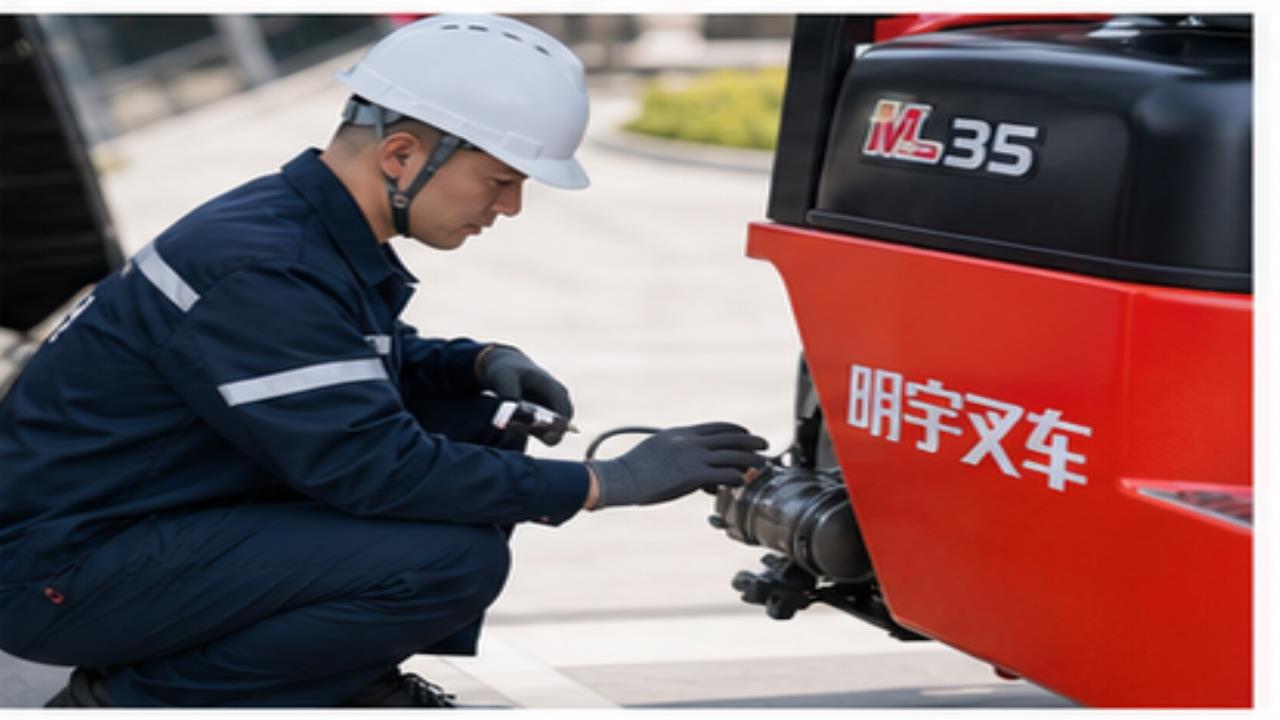 CPC25 Diesel Forklift operating scene