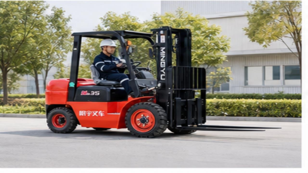 CPC25 Diesel Forklift operating scene