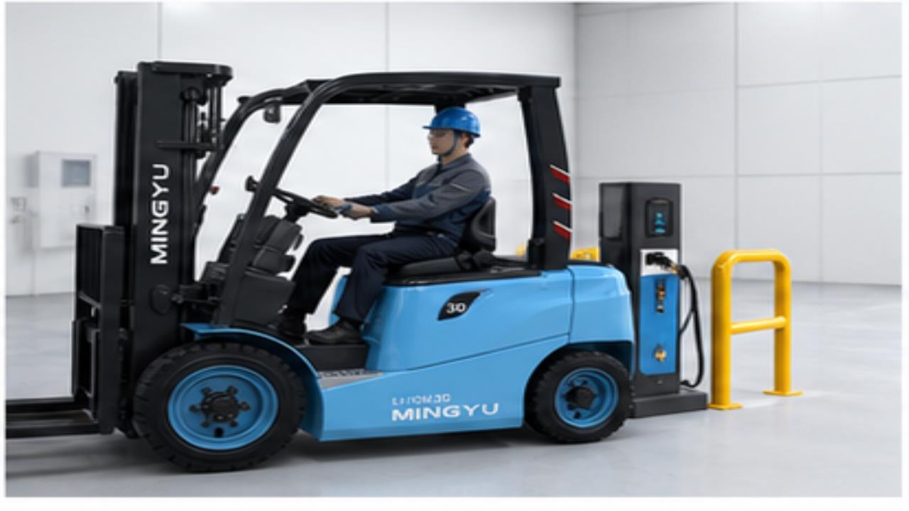 CPD30new Electric Forklift operating scene