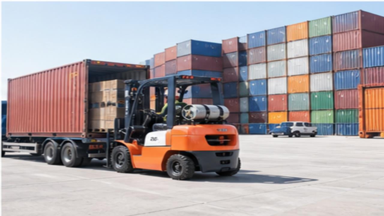 CPY30 LPG Forklift operating scene