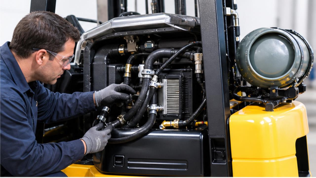 CPY15 LPG Forklift LPG operating scene