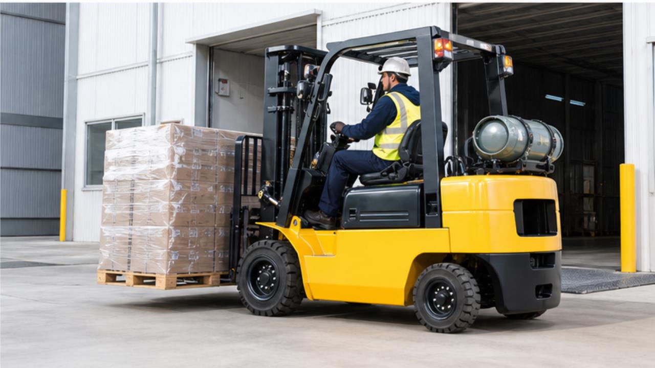 CPY25 LPG Forklift LPG operating scene