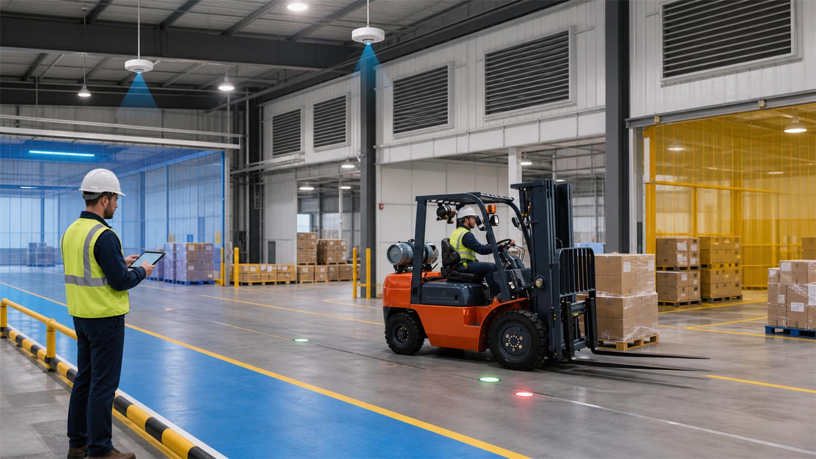 CPY40 LPG Forklift fuel-quality control scene