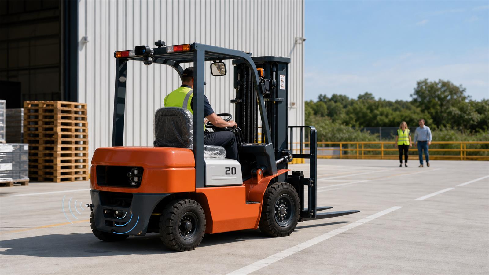 CPC25 Diesel Forklift fuel-quality control scene