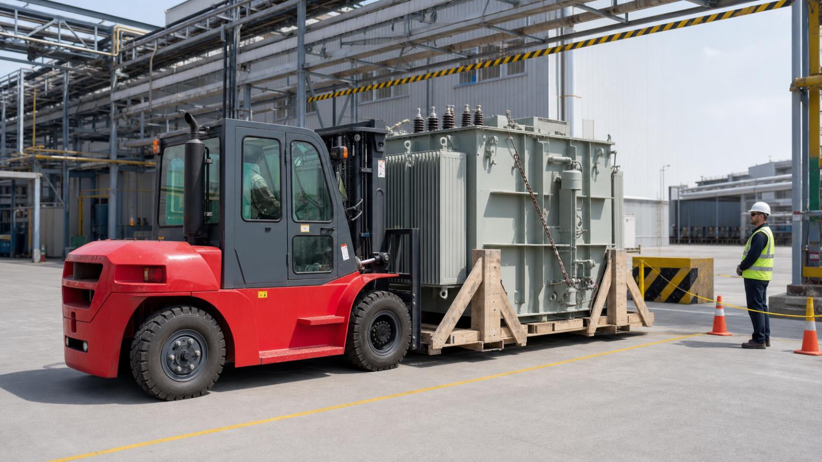 CPC70 Diesel Forklift fuel-quality control scene
