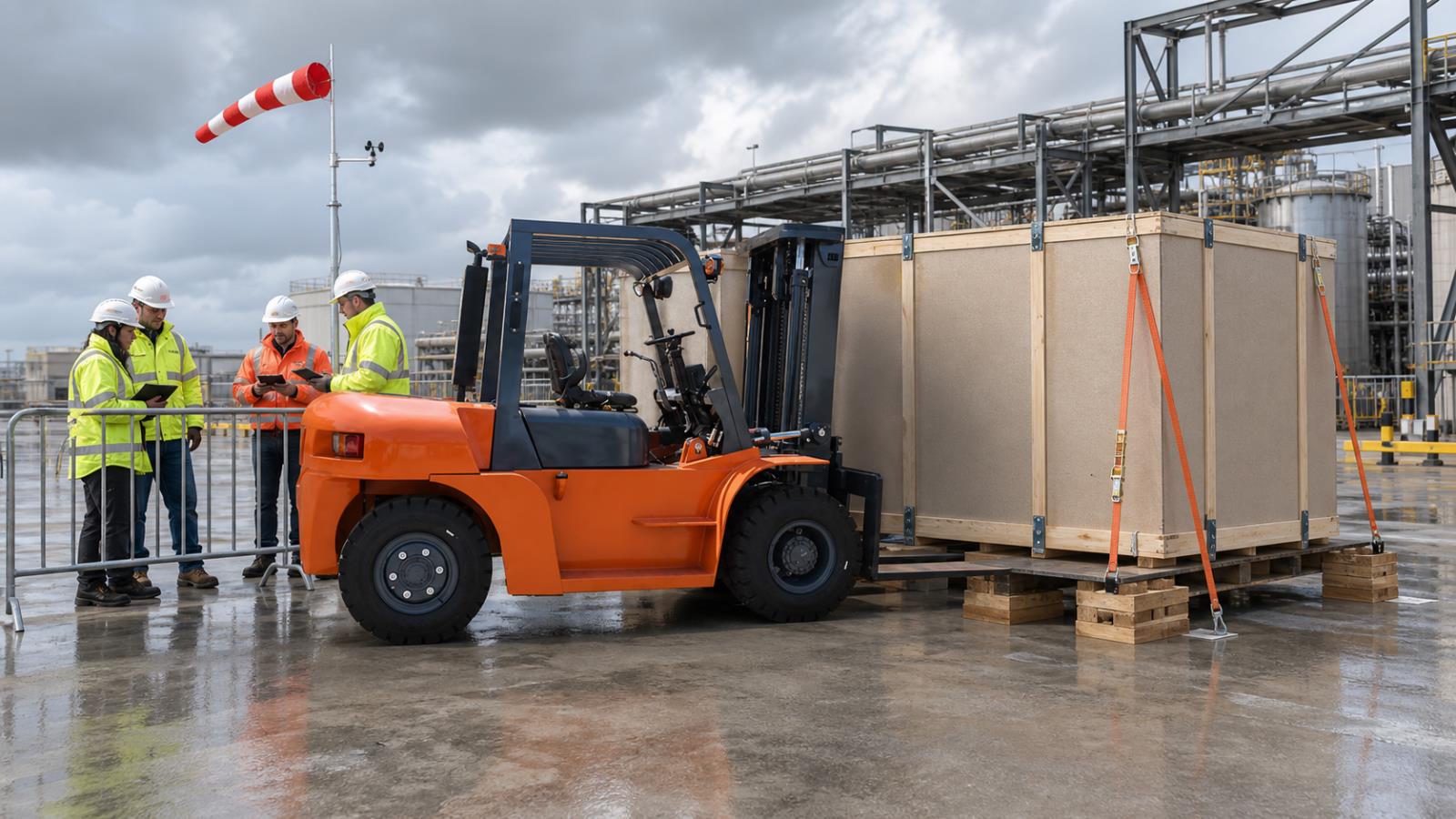 ZL30 Telescopic Handler fuel-quality control scene