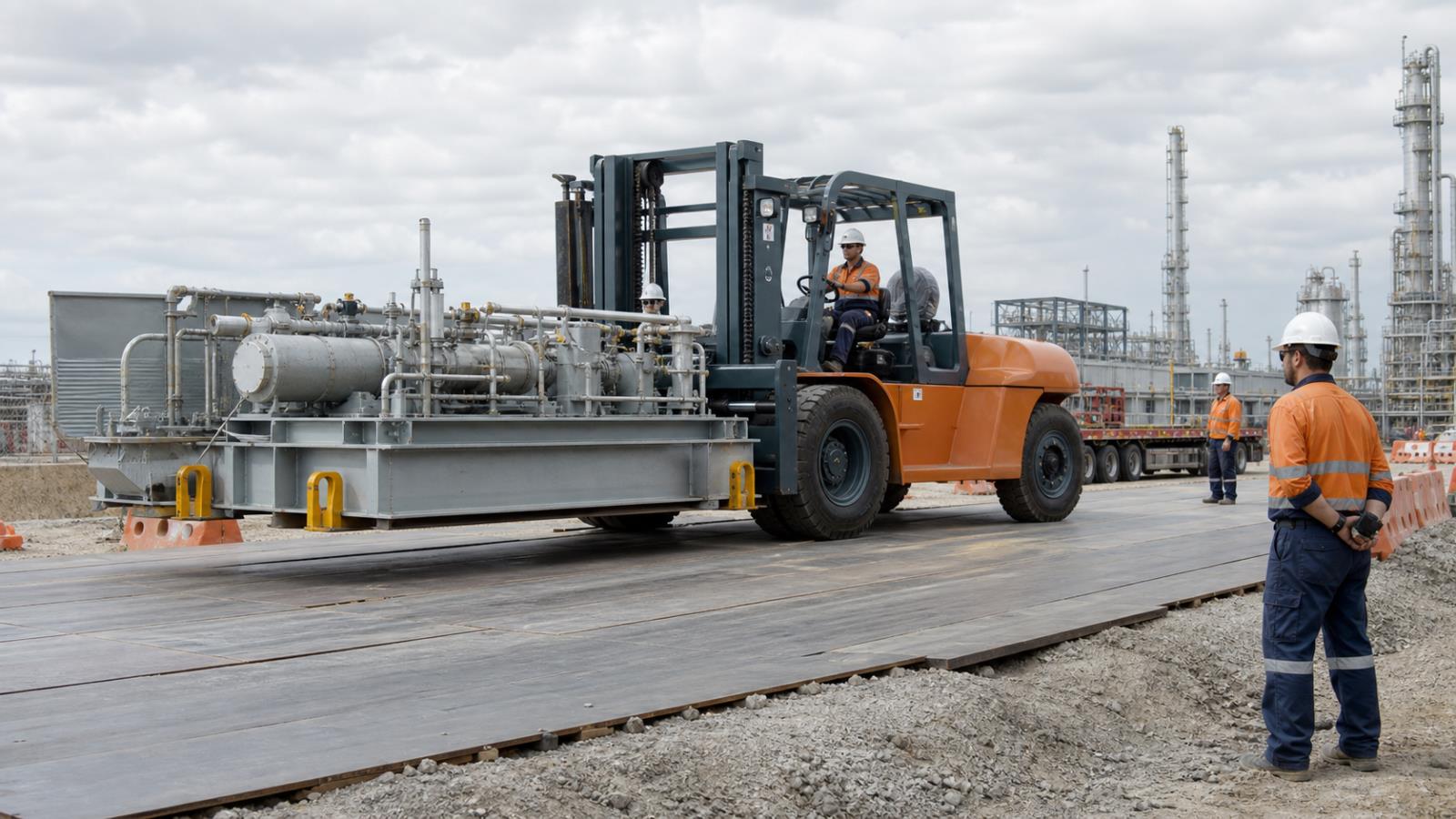 ZGCPC40 Diesel Forklift fuel-quality control scene