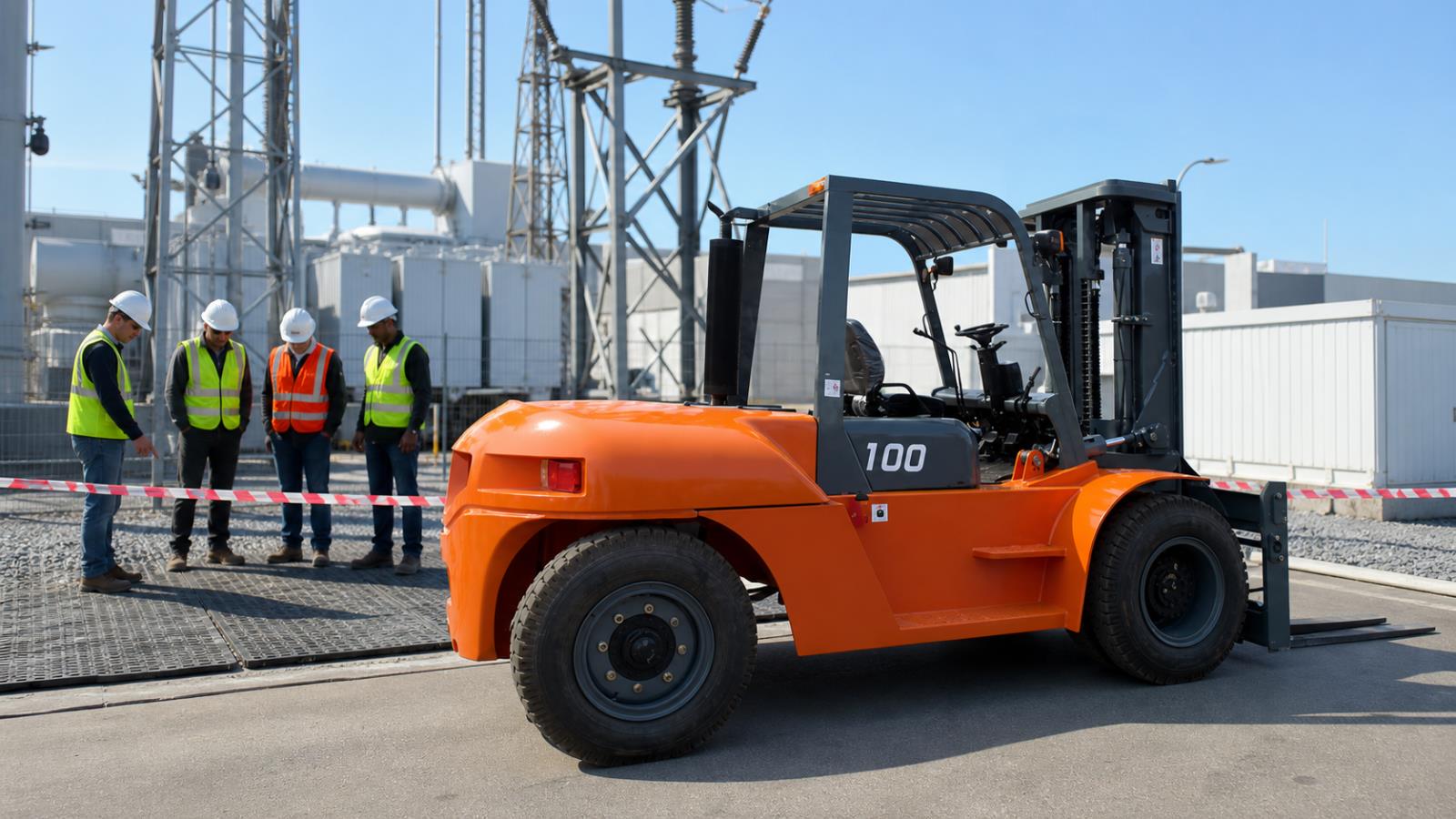 ZGCPY20 LPG Forklift fuel-quality control scene