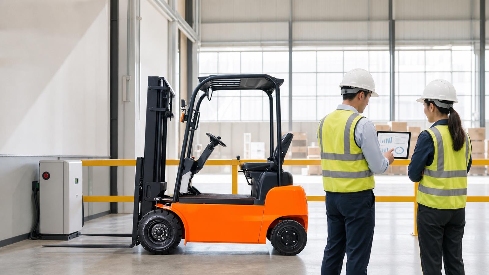 CPCD15 / CPD15B Lithium Forklift fuel-quality control scene