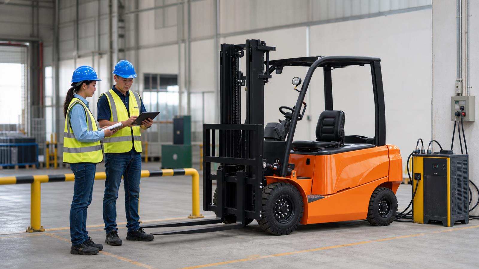 CPD25B Electric Forklift application scene
