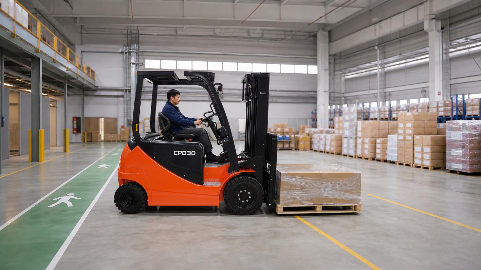 CPD30new Electric Forklift application scene