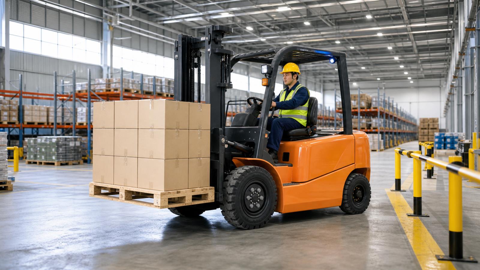 CPD40B Electric Forklift application scene