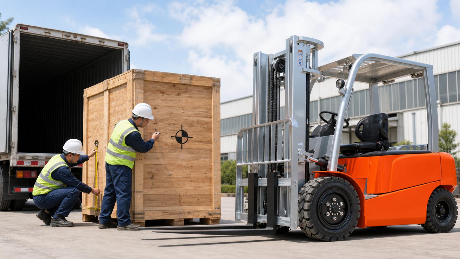 CPD40B Electric Forklift application scene