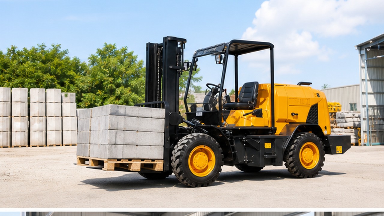 B29 Rear-steer Agricultural Forklift in a bright operational scene
