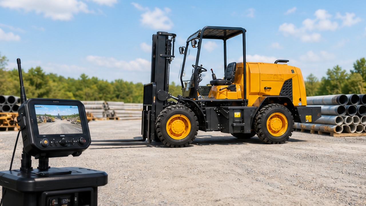 B28 Off-road Forklift in a bright operational scene
