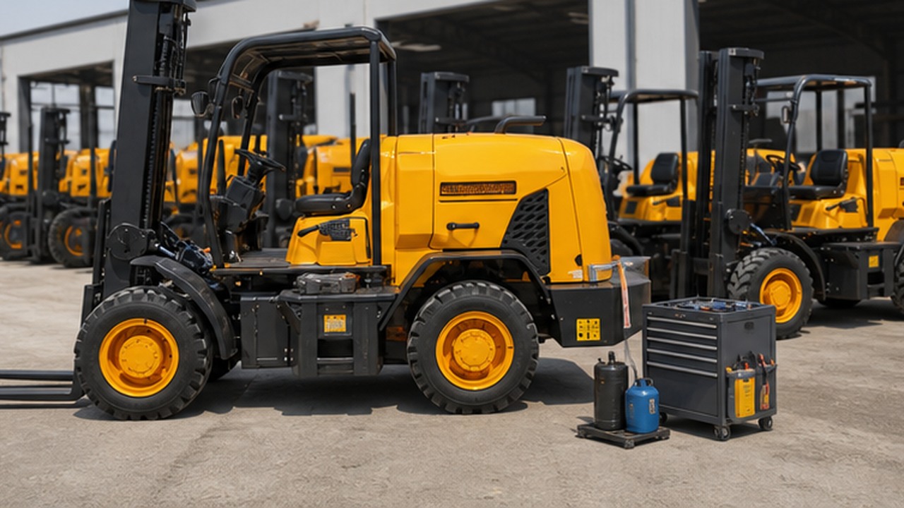 1500kg Remote-control Forklift in a bright operational scene