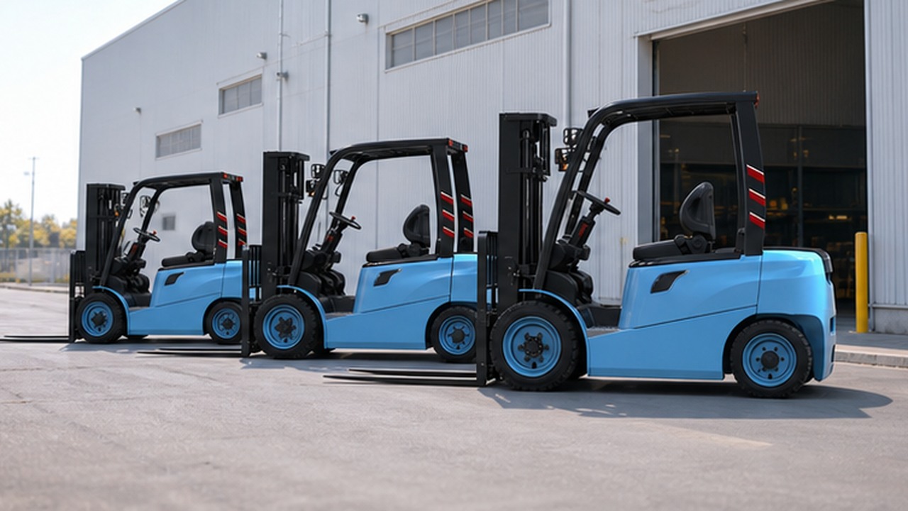 CPDJ20 Lead-acid Forklift in a bright operational scene