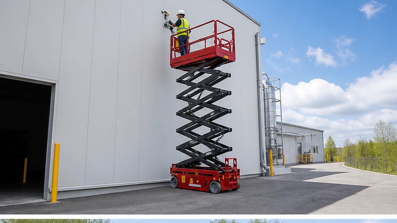 ZG-DZ-06CD Aluminum Lift in a bright operational scene