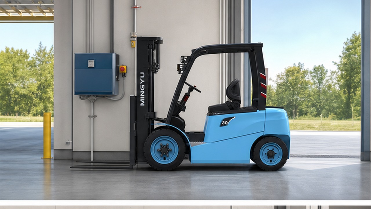 CPD35B Electric Forklift in a bright operational scene