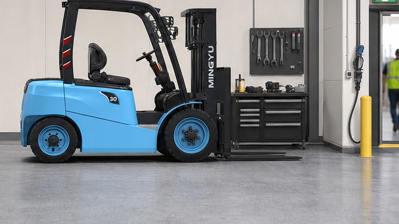 CPD50B Electric Forklift in a bright operational scene