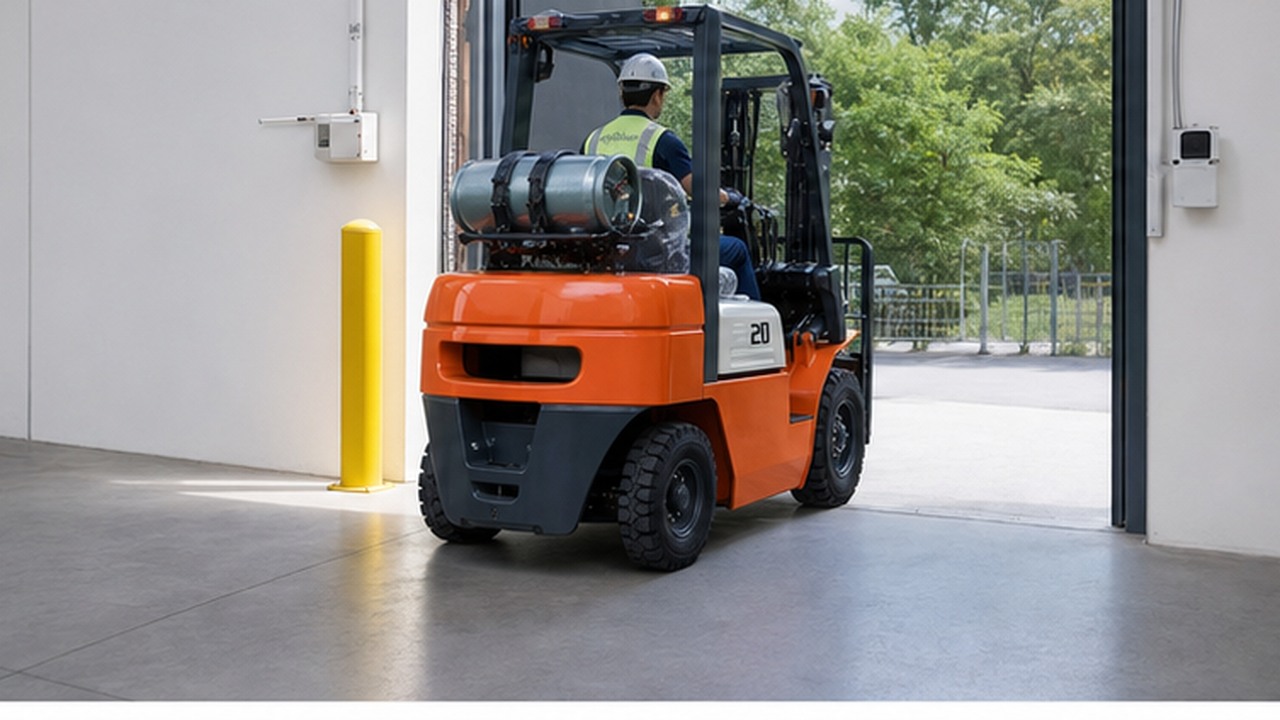 CPY30 LPG Forklift in a bright operational scene