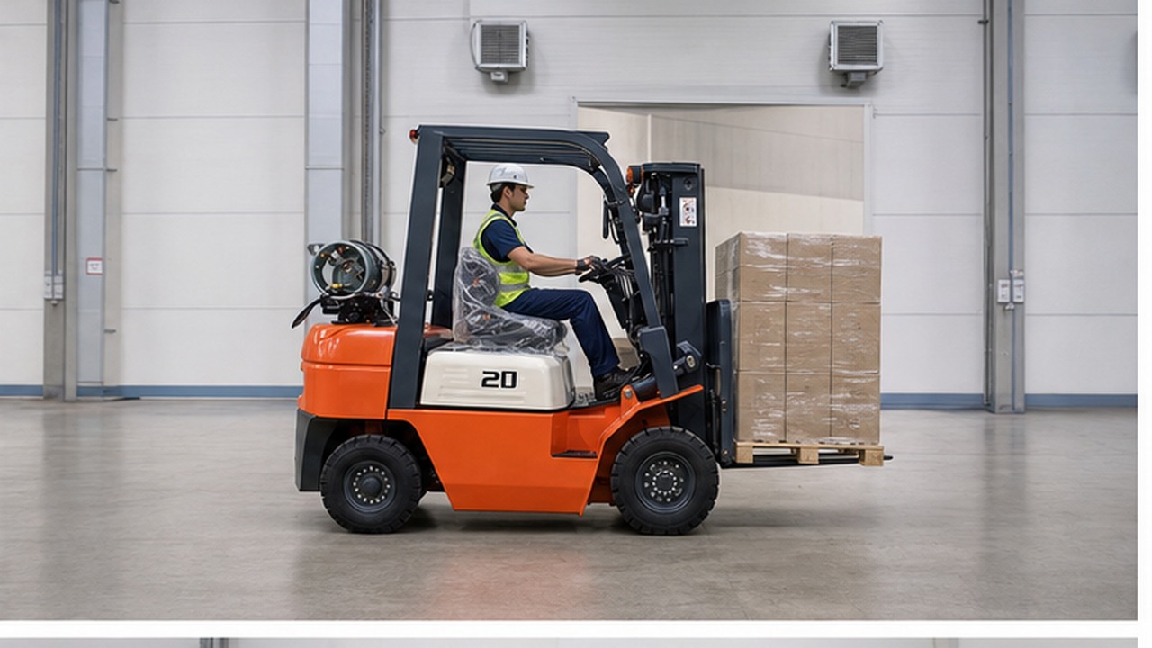 CPY20 LPG Forklift in a bright operational scene
