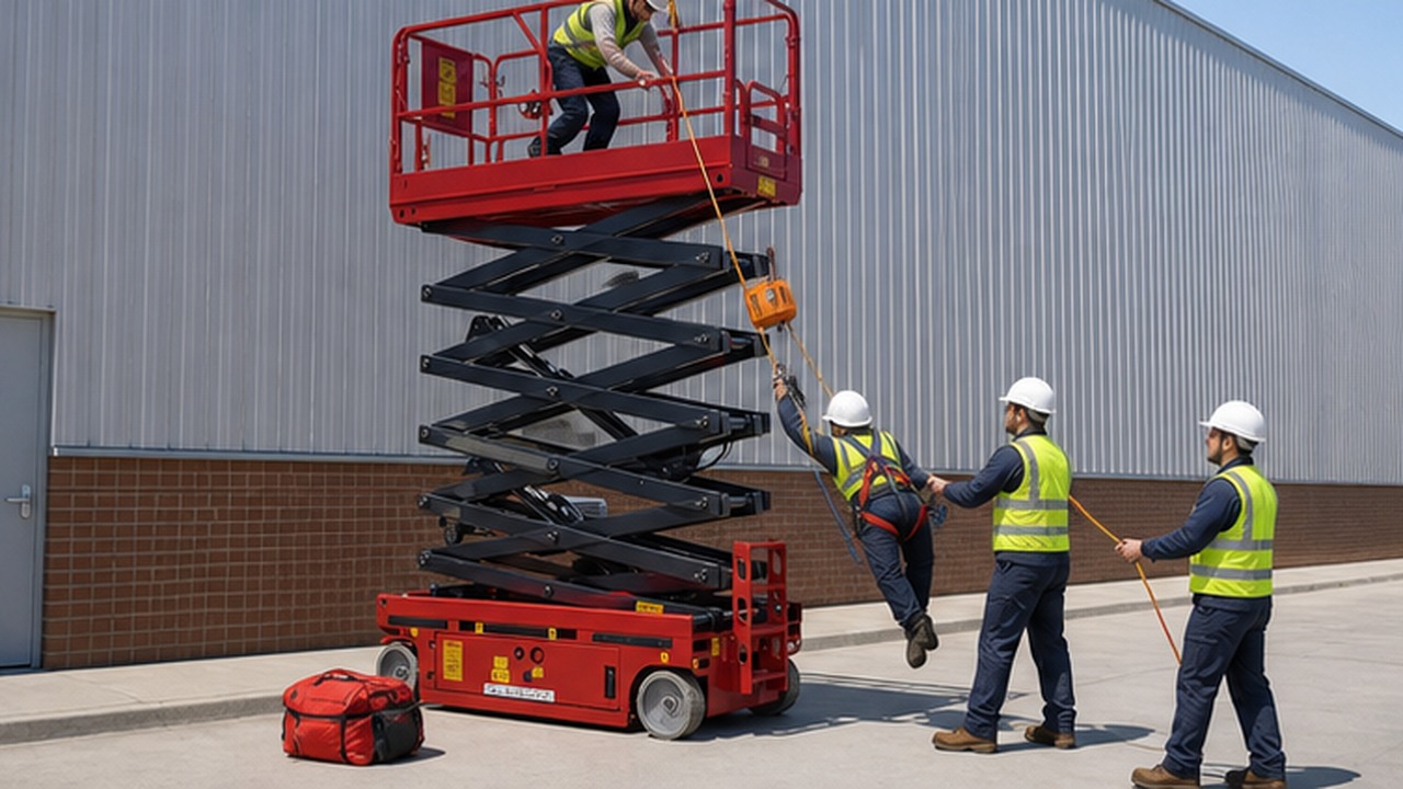 ZG-ZX14 Lift Platform in a bright operational scene