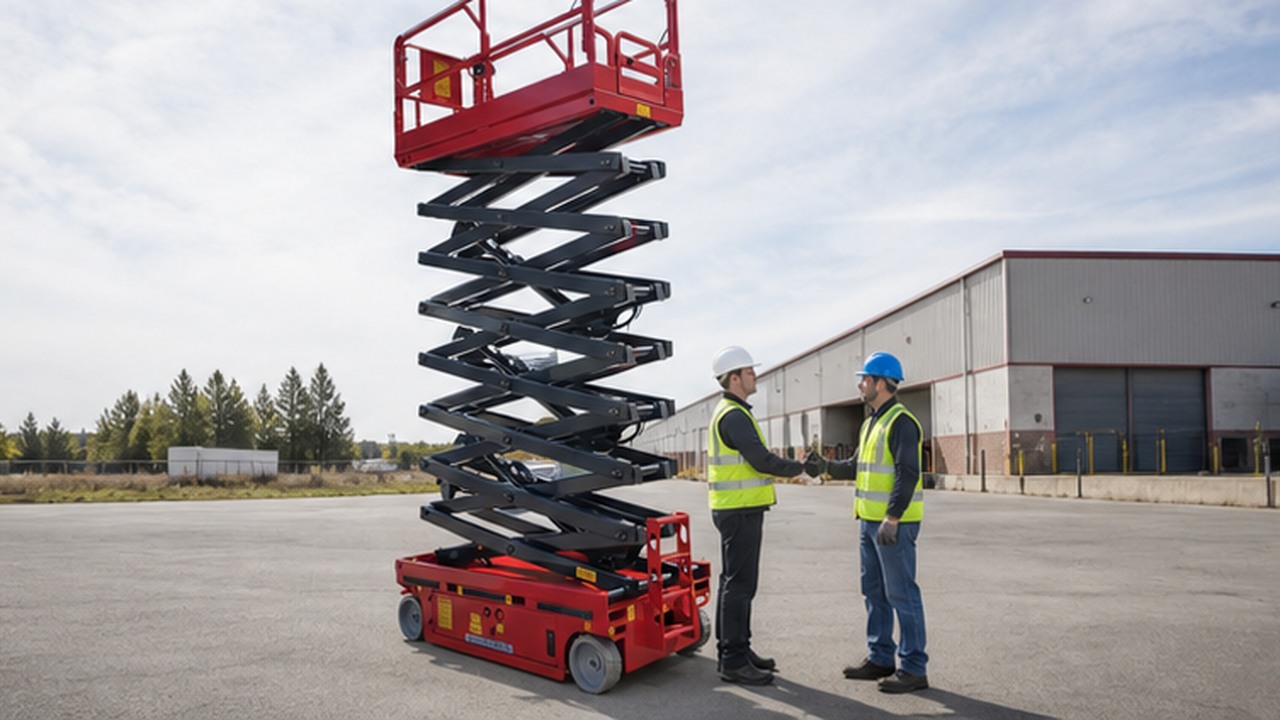 ZGTT06 Aerial Work Platform in a bright operational scene