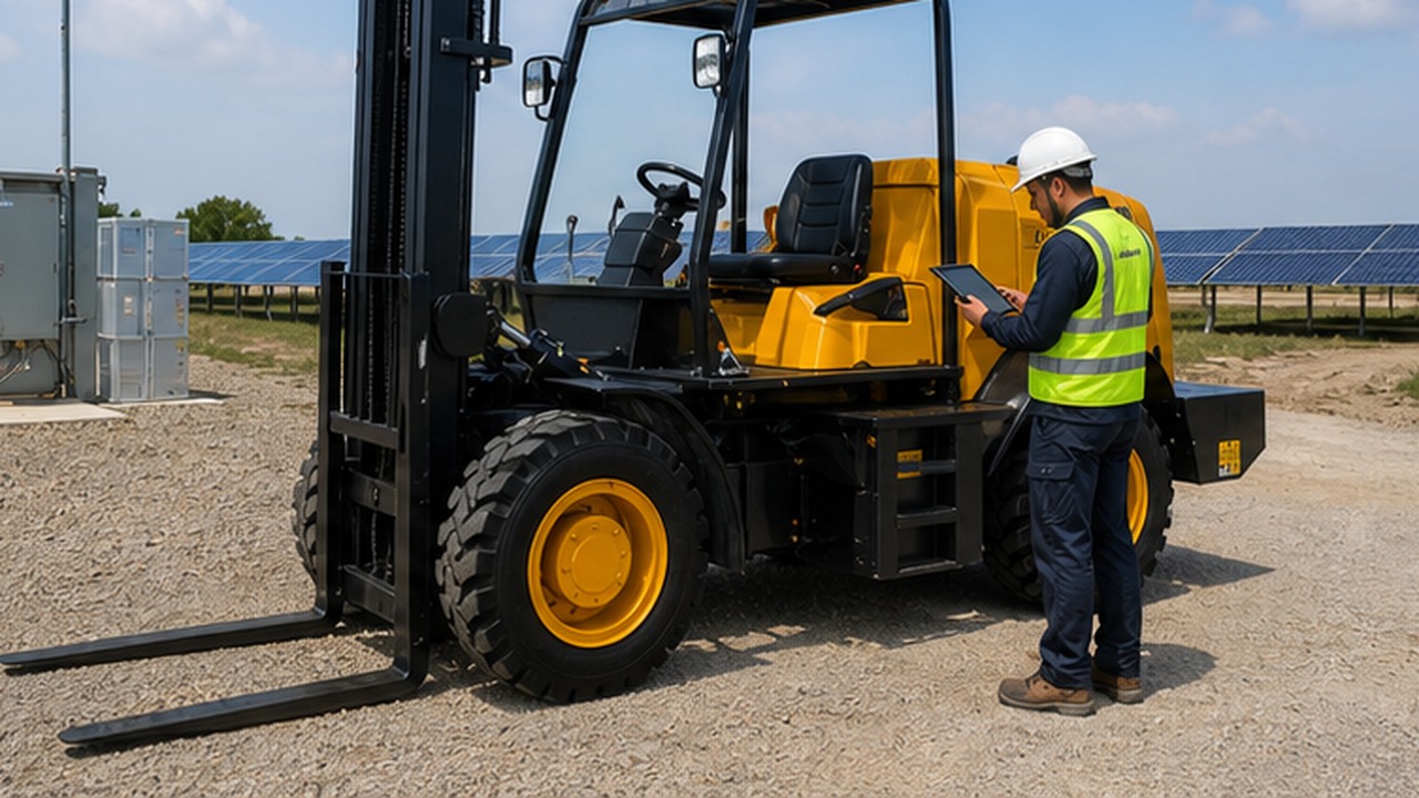 ZL30 Telescopic Handler bright operating scene