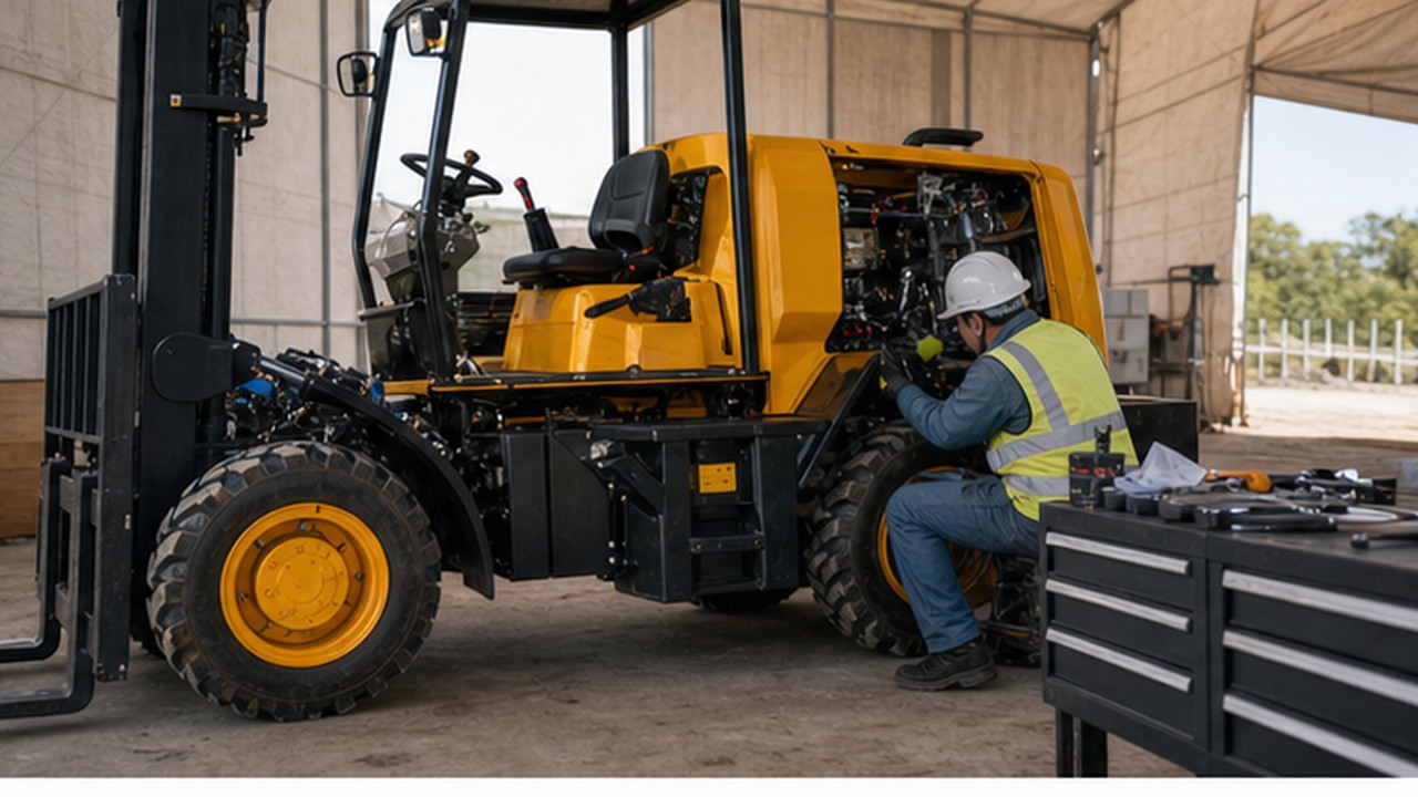 ZL30 Telescopic Handler bright operating scene