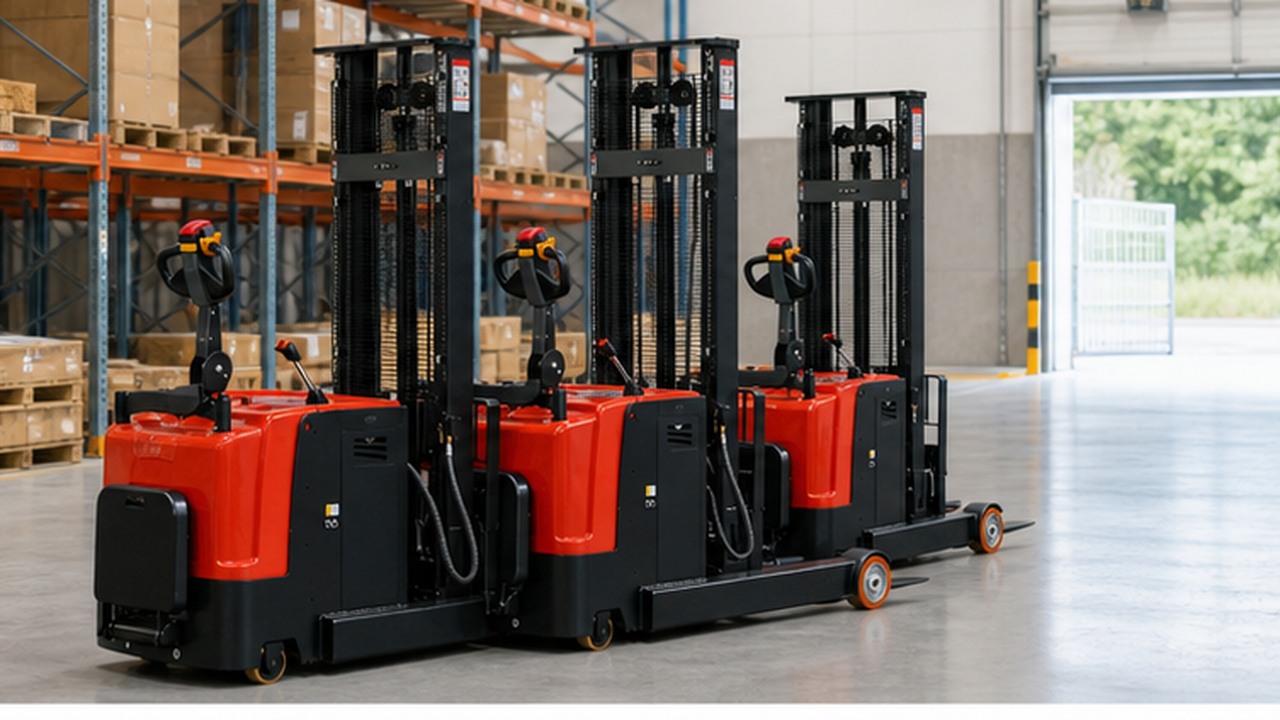 SBD Semi-electric Stacker bright operating scene